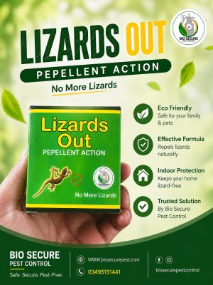 Lizard Out — Keep Your Home Lizard-Free Naturally with Our Organic Repellent Formula